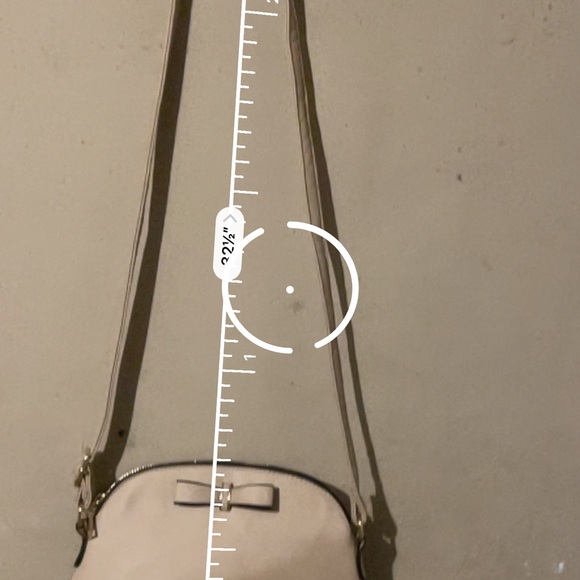 Bow tie cream crossbody bag - Picture 2 of 11
